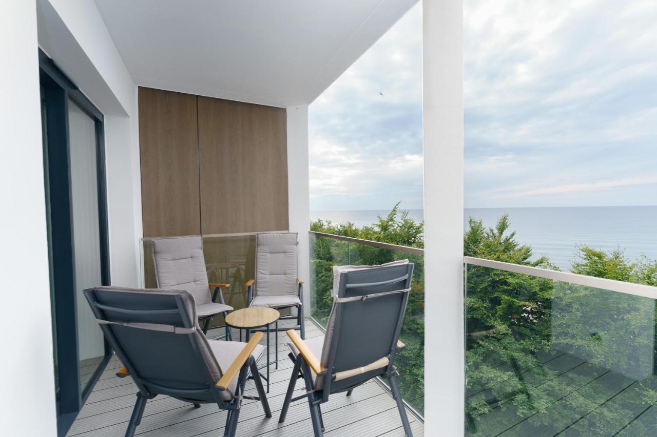 Apartament Kapitanski Z Widokiem Na Morze 4 Pietro - By Perlowa Przystan Rent 시아노제티 외부 사진