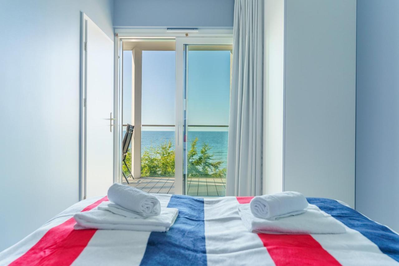 Apartament Kapitanski Z Widokiem Na Morze 4 Pietro - By Perlowa Przystan Rent 시아노제티 외부 사진